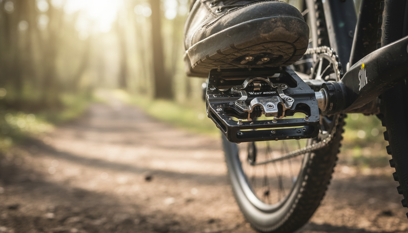 2-in-1 MTB Pedals: Clipless Power, Flat Grip Anytime