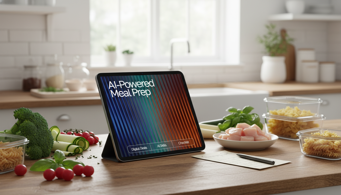AI Meal Prep Checklist: Simple Weekly Plan + Shopping