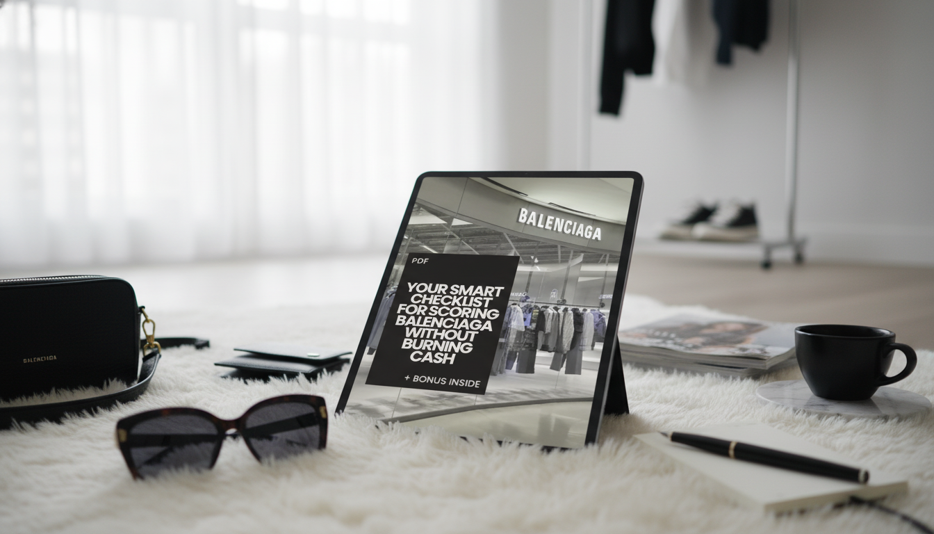 Buy Balenciaga Smarter: Checklist to Avoid Overpaying