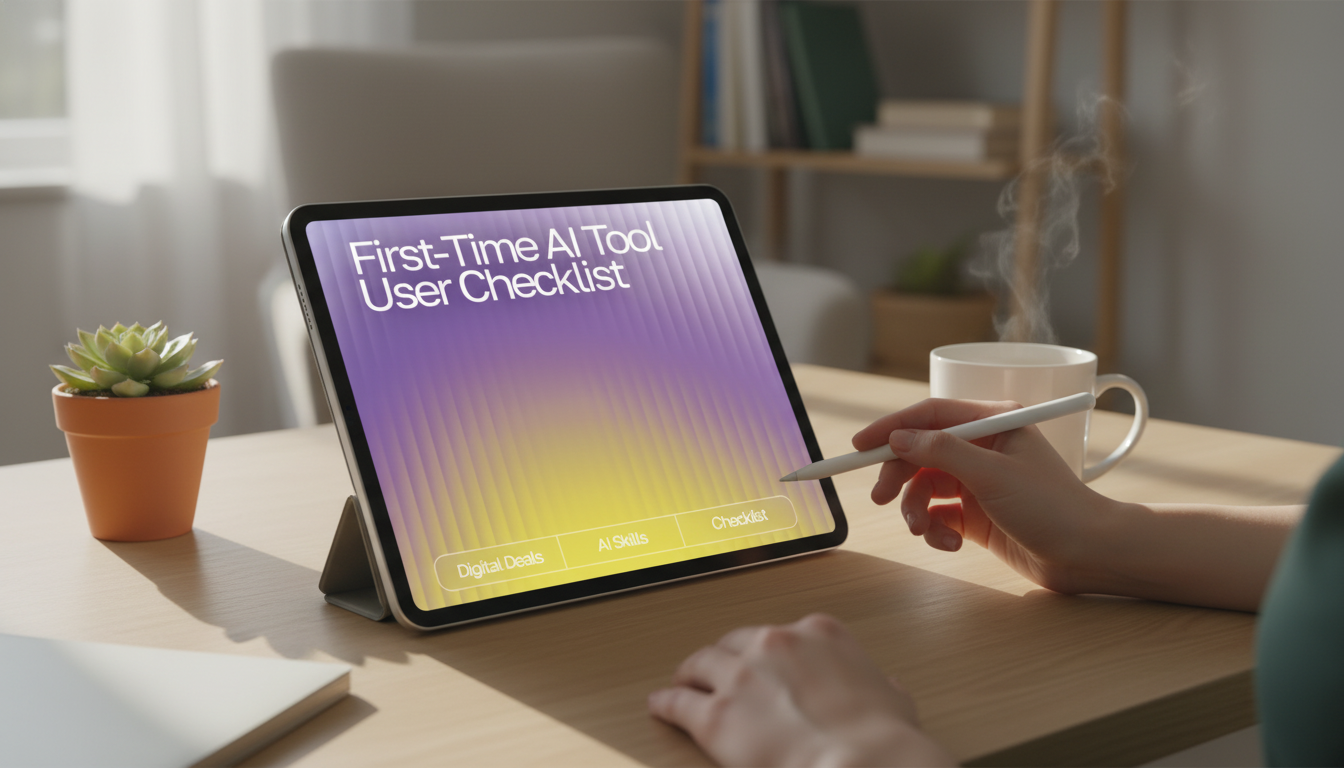 First-Time AI Tool User Checklist: Safe, Simple Start
