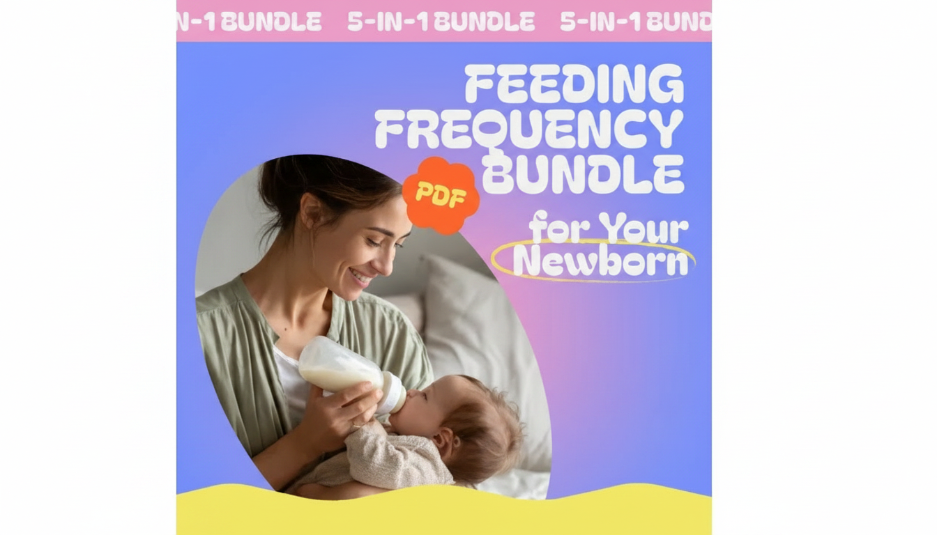 Newborn Feeding Frequency Bundle: Guides, eBooks & Checklists
