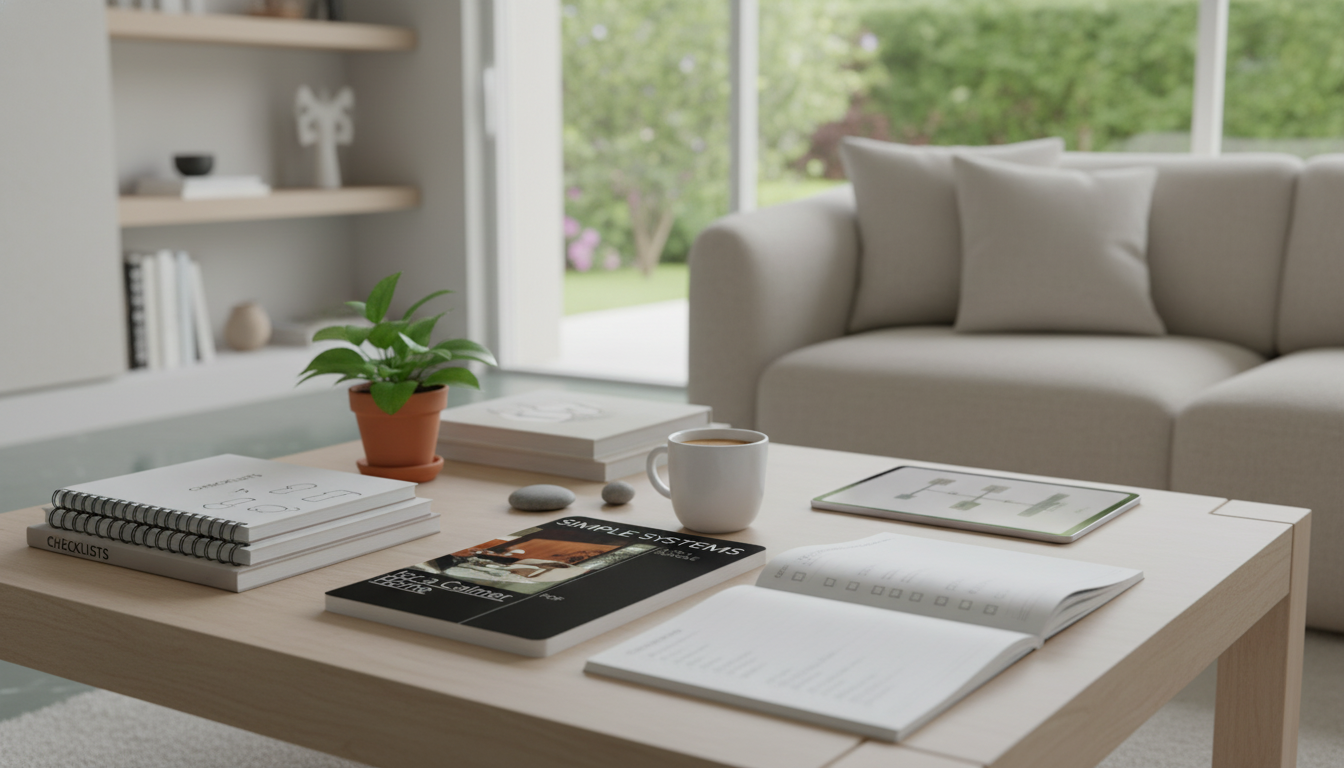 Simple Home Systems: Checklists for Less Stress