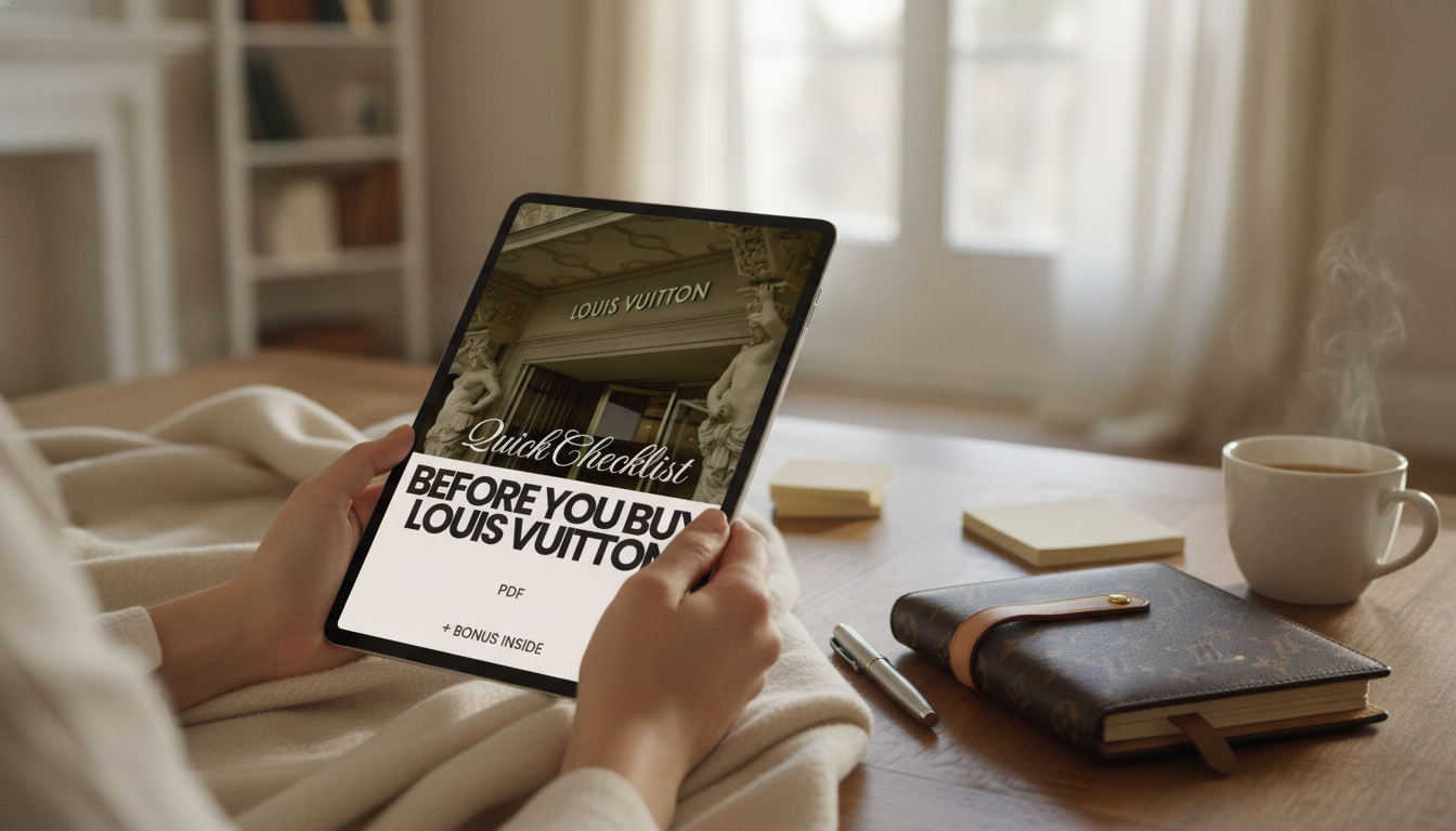 Louis Vuitton Online: Authenticity Checklist Before You Buy