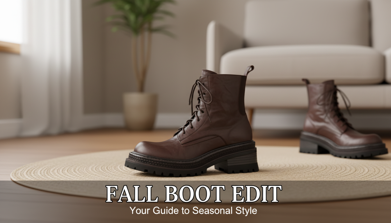 Plus Size Sheepskin Punk Ankle Boots: Chunky Heel