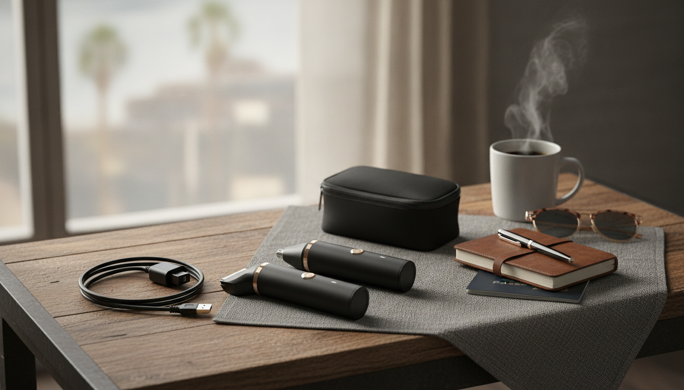 USB 3-in-1 Trimmer: Beard, Nose & Shave On the Go